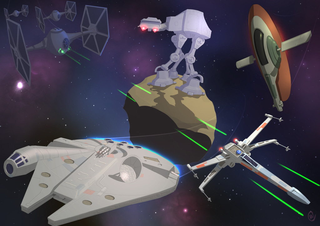 ROBLOX STAR WARS SPACE BATTLE 